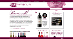 Desktop Screenshot of montcalmwines.com